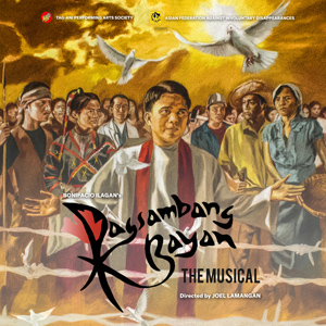 a cover SOUVENIR PROGRAM Pagsambang Bayan The Musical 1