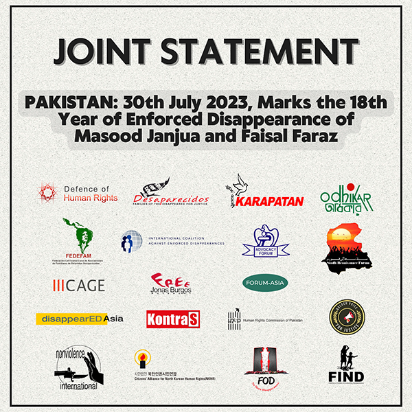 Joint Statement Masood Faraz